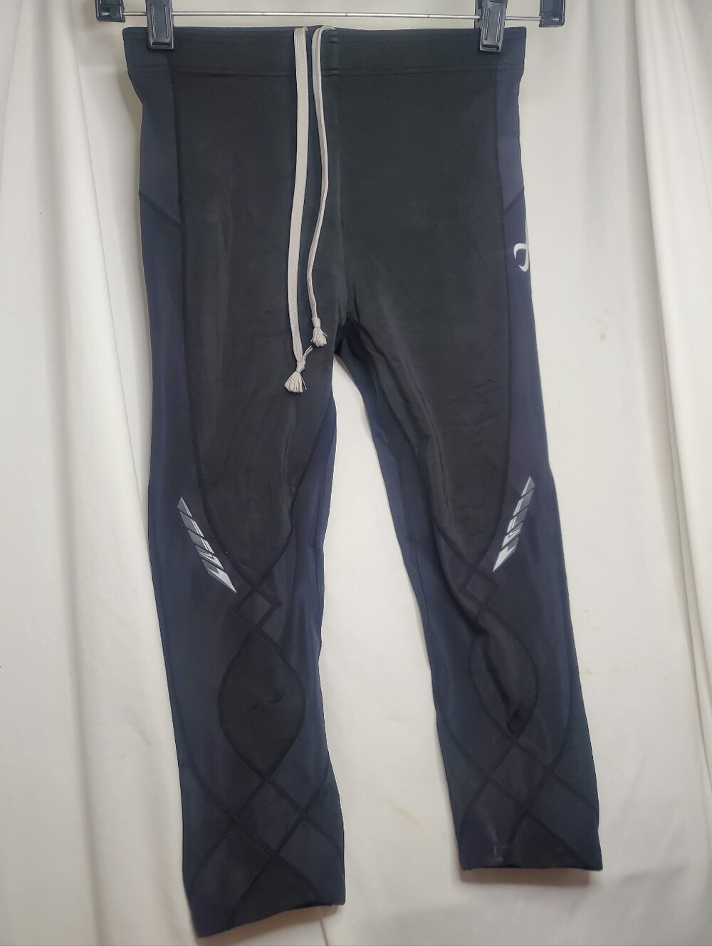 CWX Womens S 3/4 Stabilyx Joint Compression Leggings Capri Tights Black CW-X Leg